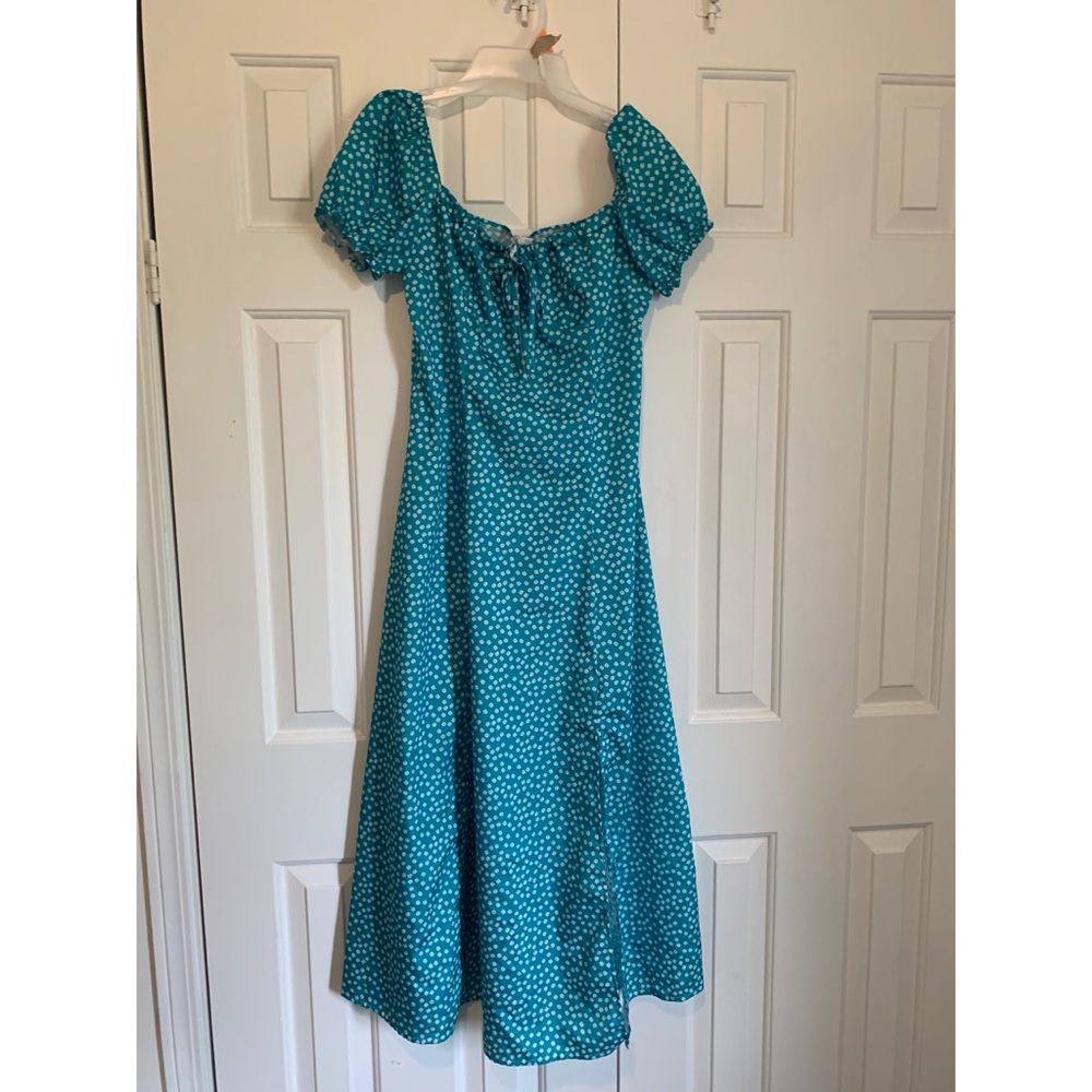 Maxi Princess Blue Dress
